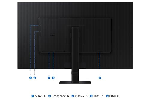 SAMSUNG LS32D700EAUXEN - Monitor Viewfinity S7 de 32" UHD (3840 x 2160, 16:9, 60Hz, 5ms, Modo Eye Saver, Flicker Free), Negro, Versión 2024