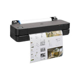 HP DesignJet T230 de 61 cm (5HB07D), Impresora de Gran Formato, Plotter, Estándar A4-A1, 68 Impresiones A1/h, Wi-Fi, Ethernet, USB, 2400x1200 dpi, Metal Reciclado, Garantía de 1 Año, HP Click, Negro