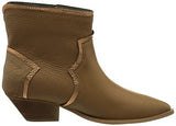 L37 HANDMADE SHOES Botines I Cuero Natural I Zapatos Hechos a Mano I Cómodo y Elegante I Here Comes The Rain I, Bota de Tobillo Mujer, Marrón Claro Dorado, 38 EU
