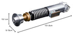 Star Wars The Black Series - Luke Skywalker - Sable de luz Force FX Elite con Luces LED y Sonidos - Artículo de colección para Adultos - Artículo para Juego de rol