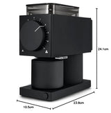 Molinillo de café Fellow Ode - Molinillo de granos de café con 31 ajustes para goteo, prensa francesa y preparación en frío - Molinillo eléctrico de tamaño pequeño - Negro mate