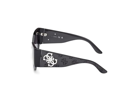 Guess Gu00202 Gafas, 01b Shiny Black, 54/19/135 para Mujer