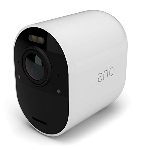 Arlo Ultra 2 Camara de Vigilancia WiFi Exterior 4K, Camara de Vigilancia WiFi Interior, Sensor de Movimiento, Alarmas Para Casa, Visión Nocturna Color, Prueba Arlo Secure Incluida , 3 Cámaras, Blancas