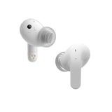 LG Electronics Auriculares Tone Free DT80Q, Bluetooth 5.2 con Sistema de Sonido Meridian y Función de Carga Rápida, Blanco