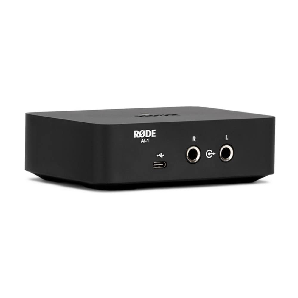 RØDE AI-1 Interfaz de audio USB de un solo canal de calidad de estudio RØDE AI-1 con conector Neutrik™ Combi-jack para producción musical, transmisión y podcasting
