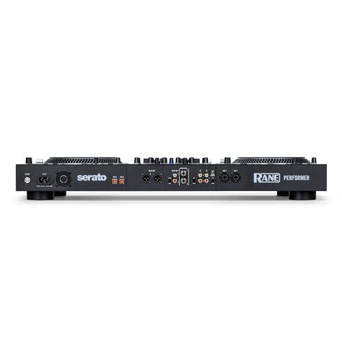RANE PERFORMER Controlador DJ motorizado de 4 canales, platos 7" con displays, faders Precision Feel, Stem Split, FX Avanzado, Serato DJ Pro incluido