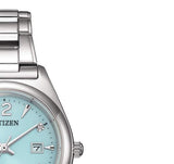 CITIZEN Reloj Analógico para Mujeres de con Correa en Titanio EW2601-81M