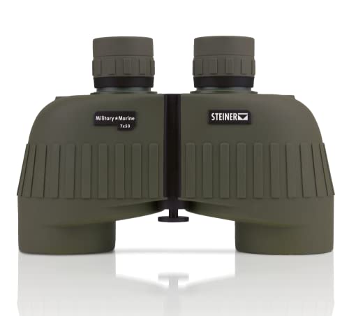 Steiner 2038 - Prismáticos Militares para Hombre (7 x 50 cm), Color Verde