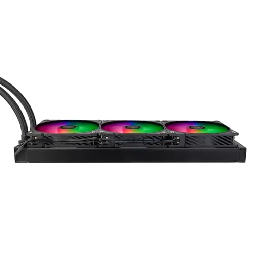 SilverStone Technology NovaPeak 360 ARGB, Solución superior de refrigeración líquida multiuso con increíbles efectos de iluminación ARGB, SST-NP360-ARGB