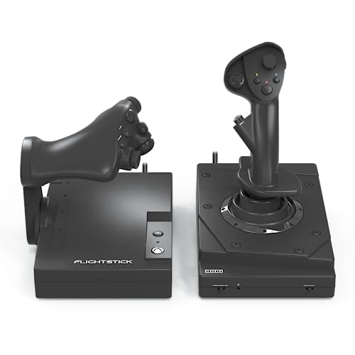 Hori HOTAS Flight Stick Designed for Xbox Series X|S, Xbox One and PC - Officially Licensed by Microsoft