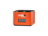 Hähnel - ProCube3 - para Sony - Cargador dúo DSLR - Carga más rápida - Entrada USB Tipo C