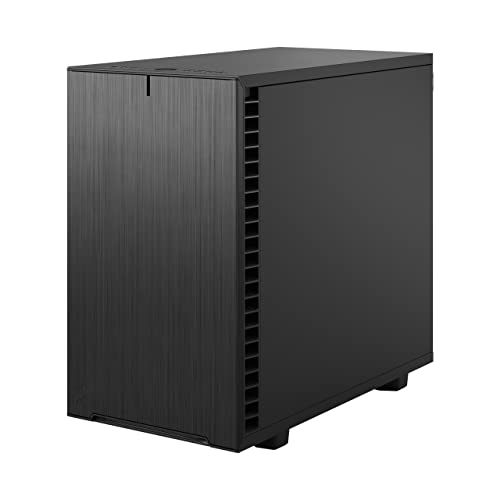 Fractal Design Define 7 Nano Black Brushed Aluminum/Steel Mini ITX Silent Solid Nano Tower Computer Case