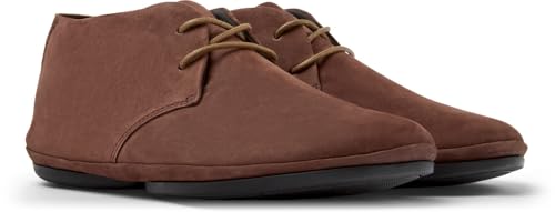 Camper Right Nina K400221, Botines con Cordones Mujer, Marrón Medio 037, 39 EU