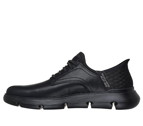 Skechers Slip-ins Garza-Gervin Casual Slip-on Shoes, Zapatos Hombre, Black Leather, 39.5 EU