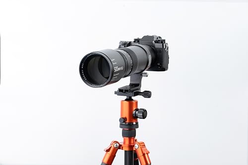 TTArtisan Teleobjetivo de Cuerpo metálico F6.3 de 500 mm Compatible con Montura Fuji X, Color Negro