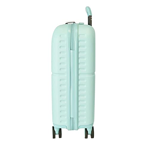 Pepe Jeans Chest Juego de maletas azul 55/70 cms Rígida ABS Cierre TSA integrado 116L 7,54 kgs 11 Ruedas dobles Equipaje de Mano