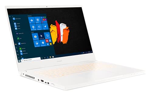 Acer ConceptD 3 CN315-72G - Ordenador Portátil 15.6" Full HD IPS, Laptop (Intel Core i5-10300H, 8GB RAM, 512GB SSD, NVIDIA GeForce GTX 1650, Windows 10 Home), PC Portátil Blanco - Teclado QWERTY