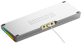 Glorious Gaming GMMK 3 Pro HE Teclado rápido Hall Effect, Carcasa Aluminio, tasa 8K, switches magnéticos/Hot Swap MX, Juntas modulares, Compacto 65% QWERTY EE.UU. (Plata)