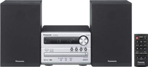 Panasonic SC-PM250 - Microcadena de 20 W (2 x 10 W, Am, FM, USB, MP3, Bluetooth), Plateado [Versión Importada]