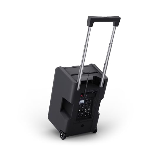 LD Systems ANNY 10 BPH B5 Altavoz móvil para megafonía Bluetooth de 10» con batería Recargable, Mezclador y 1 micrófono de Diadema (Incluye transmisor de transmisora)