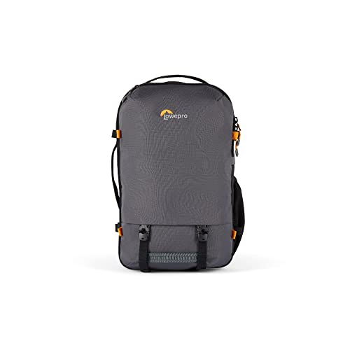 Lowepro Trekker Lite BP 250, Mochila para Cámara, con Inserto Extraíble, con Sistema de Correas para Accesorios, Negro, para Cámara Sin Espejo, Compatible con Sony Alpha 7, Gris