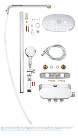 Grohe Rainshower SmartControl 360 DUO - Sistema de ducha con termostato incorporado (Ref. 26250000)