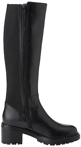 Geox D Damiana, Bota hasta la Rodilla Mujer, Black, 36 EU