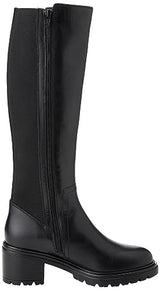 Geox D Damiana, Bota hasta la Rodilla Mujer, Black, 36 EU