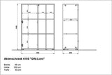 Germania Conjunto de Muebles de Oficina, BxHxT: 320x197x117 cm