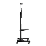 Ergosolid AVA1800B - Soporte móvil para televisor LCD, LED y televisores de 55 a 80 Pulgadas (35 a 20 cm), Color Negro