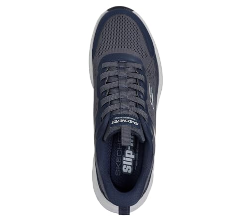 Skechers Hillcrest 2.0, Zapatillas Hombre, Navy Synthetic/Textile/Trim, 42 EU