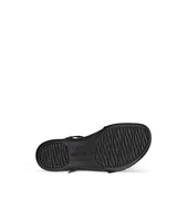 ECCO Flash T-Strap Sandal, Sandalias Mujer, Negro (53859Black/Black), 37 EU