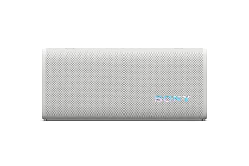 Sony ULT Field 3 - Altavoz Bluetooth portátil con ULT Power Sound, batería de 24 Horas, IP67, Resistente al Agua, al Polvo y a los Golpes, Correa Desmontable para el Hombro, Compacto - Blanco Marfil