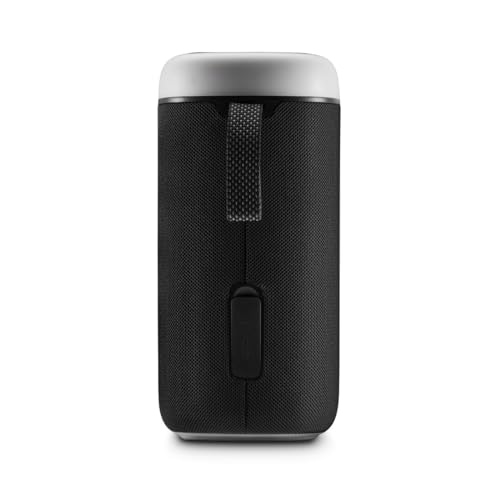 Hama Altavoz Bluetooth 30W, Resistente al Agua IPX4, Efectos de luz LED, 12 Horas de duración de la batería, Caja de música Bluetooth, Negro