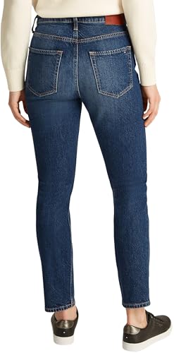 Tommy Hilfiger Vaqueros Mujer Cigarette Lou Slim Fit, Azul (Lou), 32W/28L