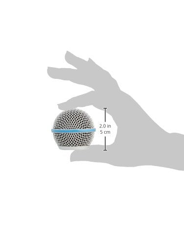 Shure RK 265G - Cesta de repuesto para micrófono Beta 58, color Plateado y Gris