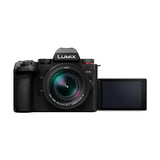Panasonic LUMIX DC-G9M2LE Cámara Micro Cuatro Tercios sin Espejo, Lente Leica DG Vario-Elmarit 12-60mm F2.8-4.0, 25.2MP, 4K 120p/100p y 5.7K 30p/25p, Híbrido De Fase, WiFi, Bluetooth, HDMI, Negro