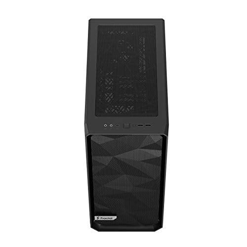 Fractal Caja Design MESHIFY 2 Compact Cristal Templado Negro Dark Tint (FD-C-MES2C-02)