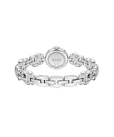 BOSS Reloj con Movimiento de Cuarzo de Tres Manecillas para Mujer Colección Double B Dressy con Correa de Acero Inoxidable Plateada - 1502793