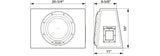 Pioneer TS-WX1210AH - Subwoofer bass reflex de 30 cm con amplificador incorporado (1500 W)
