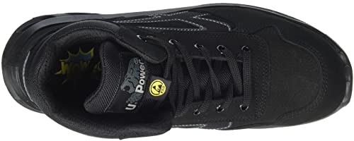 U-Power Red Lion Lift, Safety Shoes,Zapatos de Seguridad, Altos, Ligeros y Flexibles, Antiperforación, Antipinchazos, con Inserto Infinergy, con Puntera de Aluminio - Grey 45