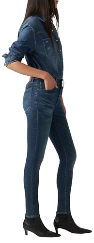 Levi's 721 High Rise Skinny Vaqueros, Miles Apart, 28W / 28L Mujer