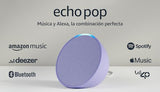 Echo Pop (Última generación) | Altavoz inteligente Bluetooth con Alexa de sonido potente y compacto | Lavanda