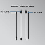 Reloop Stand Hub Innovadora combinación de soporte para portátil y hub usb-c avanzado con alimentación Powerdrive