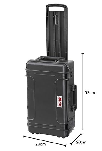 MAX MAX520CAMORGTR.079 Maleta, Unisex Adulto, Negro, 520 x 290 x H200 mm