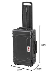 MAX MAX520CAMORGTR.079 Maleta, Unisex Adulto, Negro, 520 x 290 x H200 mm