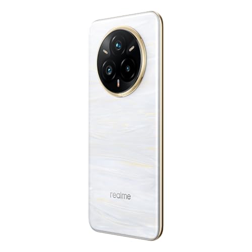 realme 14 Pro+ Smartphone 5g, 8+256GB, Blanco,Cámara Sony 3X Periscópica con OIS,Diseño Que Cambia de Color con el frío,Batería 5260 mAh,IP69, Pantalla de 120 Hz, Exclusivo de Amazon (sin Adaptador)