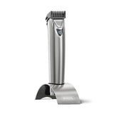 WAHL Washable Stainless Steel Multigroomer, recortadora de barba y barba incipiente para hombres, recortadora de nariz y orejas, set de cuidado masculino, totalmente lavable, sin cable