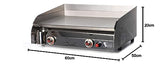 Plancha Tonio – Plancha Baila de 6 a 12 personas – Gas butano propano – Placa de cocción inoxidable – Caja de acero inoxidable – Encendido piezoeléctrico – Sistema de seguridad termopar