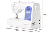 Singer Starlet 6680 - Máquina de coser electrónica (80 funciones de costura)